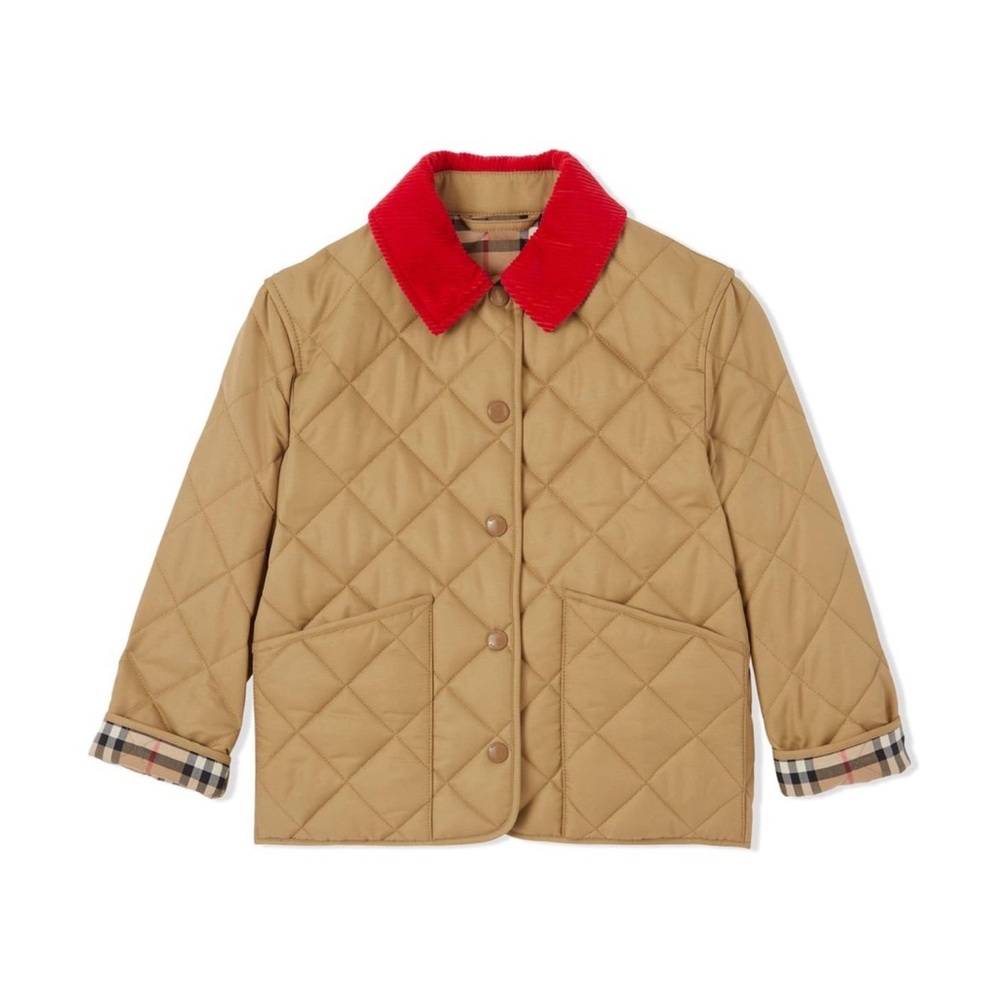 Burberry Quilted Jacket for girls